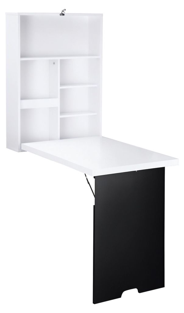 HOMCOM Wandtisch Klappbar Wandklapptisch Klappschreibtisch Produktbild 