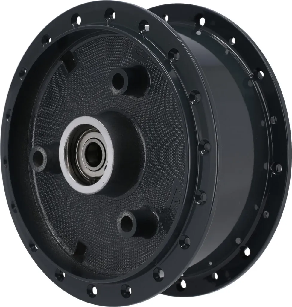 Moyeu de roue anti-vibration avec roulements insérés d'usine
