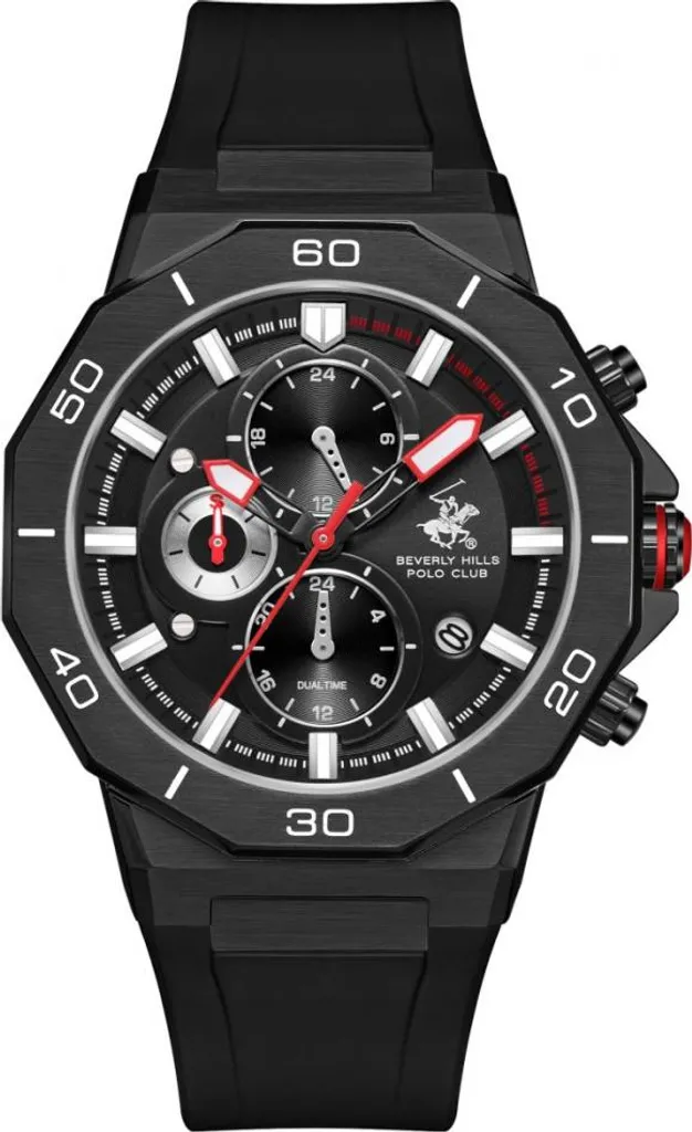 Montre Beverly Hills homme BP3784X.651 : l'accessoire noir anti-rayure