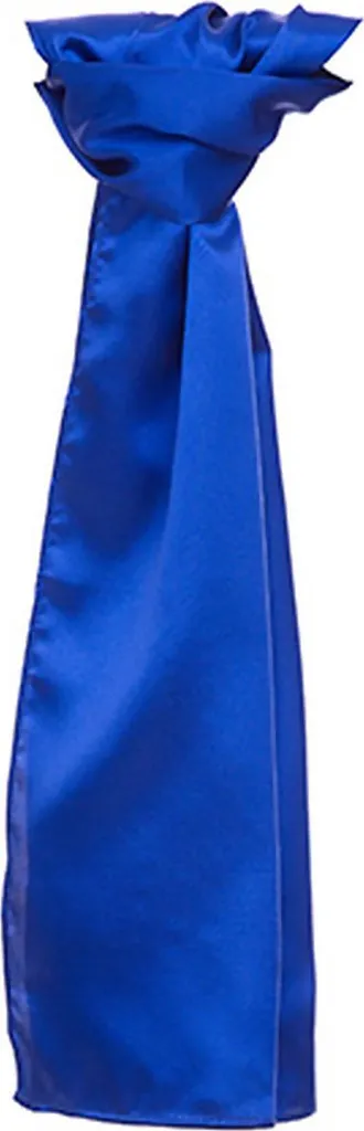 Sciarpa di Raso Royal Blue 120x25cm - Accessorio Donna Haute Couture