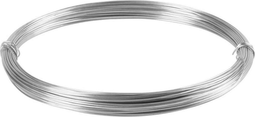 PROREGAL Mini Draht, Gartendraht, Bindedraht, Basteldraht, verzinkt 1,40mm L-25m
