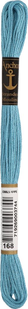 Anchor Sticktwist 4635000-00168 lichtblau Stickgarn, 100 % Produktbild 