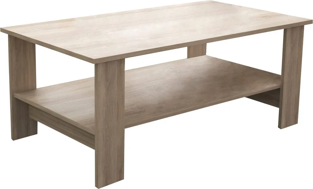 Tavolino da Salotto Moderno 100x55x41 cm Rovere Grigio - Milani Home