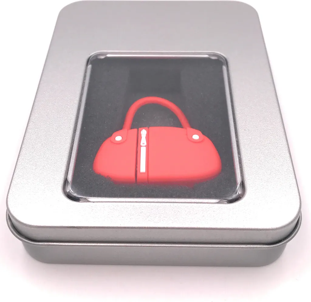 Pen Drive 32GB Design Borsetta Rossa Onwomania con Box Regalo