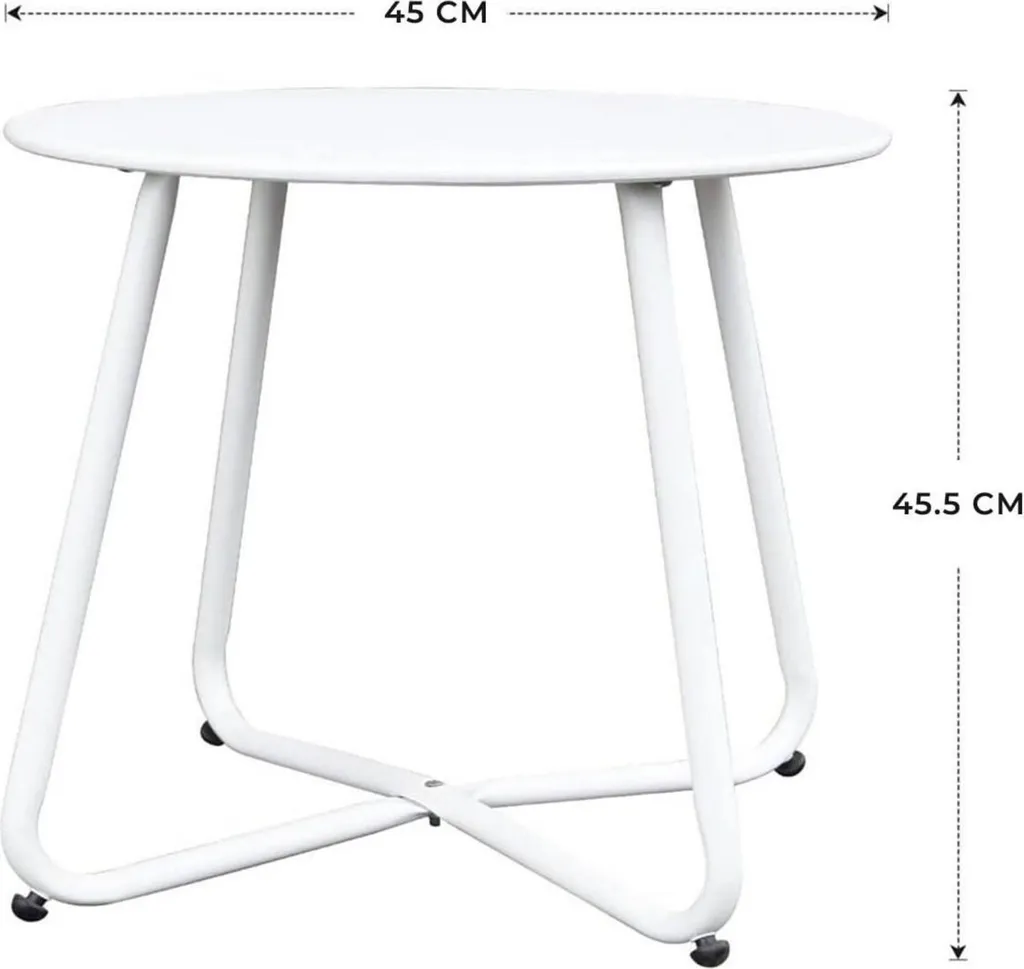Petite Table de Jardin pour Petit Balcon, Table d'appoint Gain de Place