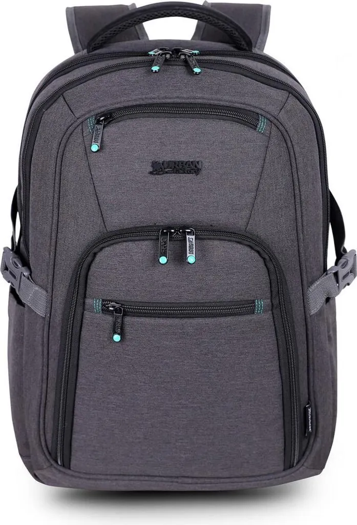 Urban Factory HTE15UF Gris: Zaino Laptop 15.6'' per Viaggi Business