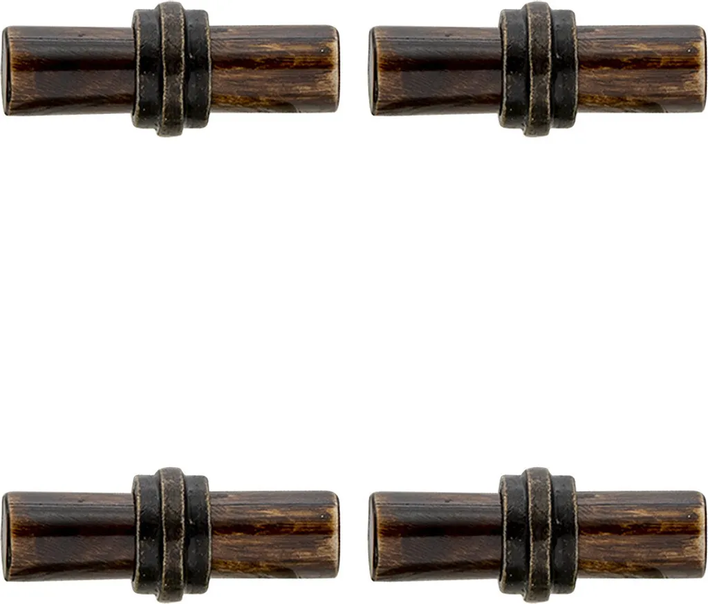 Remplacez vos poignées fragiles par ces boutons de porte fer brun 4x