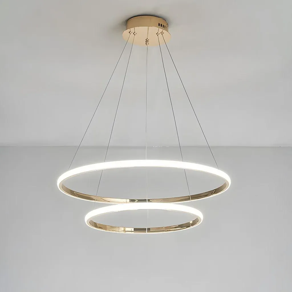Suspension LED dorée Toolight, éclairage chic et économique - 4