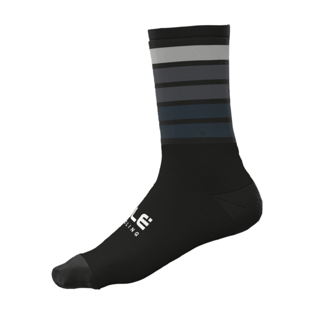 ALÉ Klassische Fahrradsocken - ACCESSORI SOMBRA WOOL THERMO - Schwarz/Grau 36-39