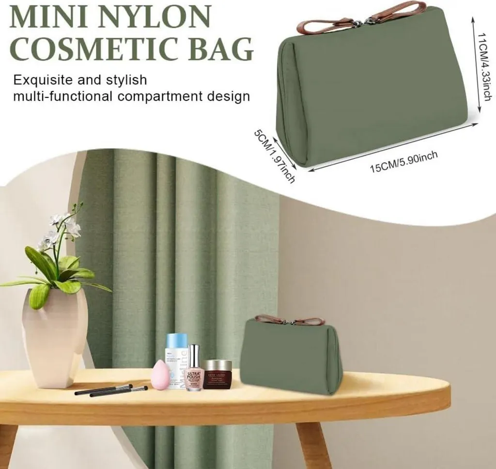 Grand vanity de voyage imperméable Aucuu avec compartiment modulable - 2