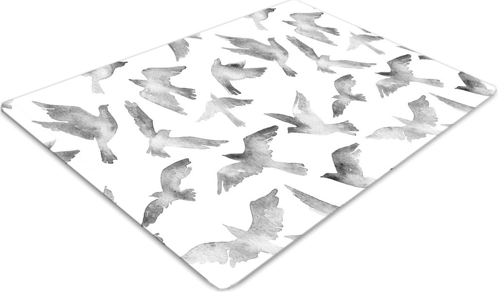 Stuhlunterlage Bürostuhlunterlage 120 cm x 90 cm Bodenmatte Bürostuhlunterlage - Vogel