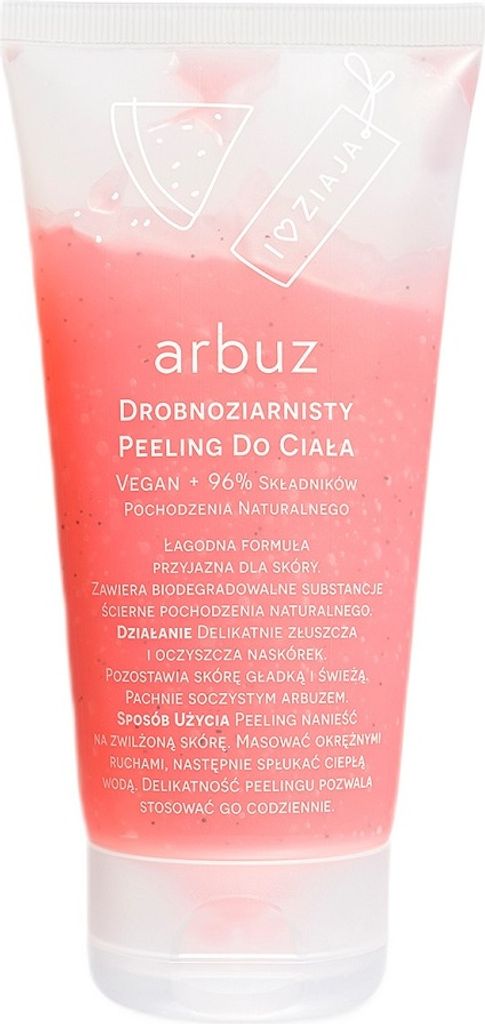 Ziaja Feinkörniges Körperpeeling mit Wassermelone, 160 ml