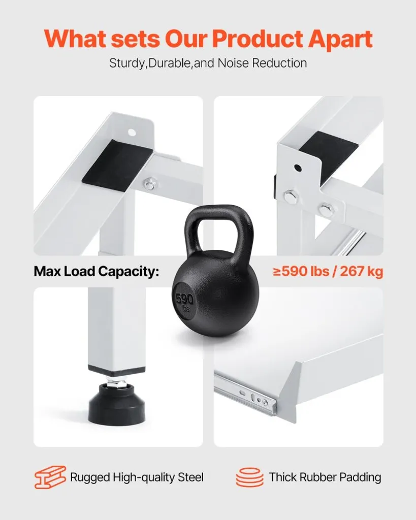 Support électroménager robuste 267kg - Dimensions 1230x635mm Premium - 2