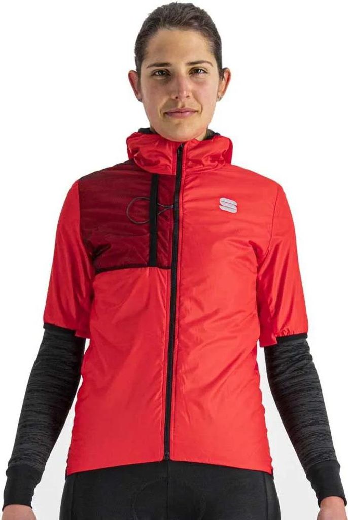 Sportful Supergiara W Puffy Kurzarmjacke Rot 2XL Damen Rot 2XL