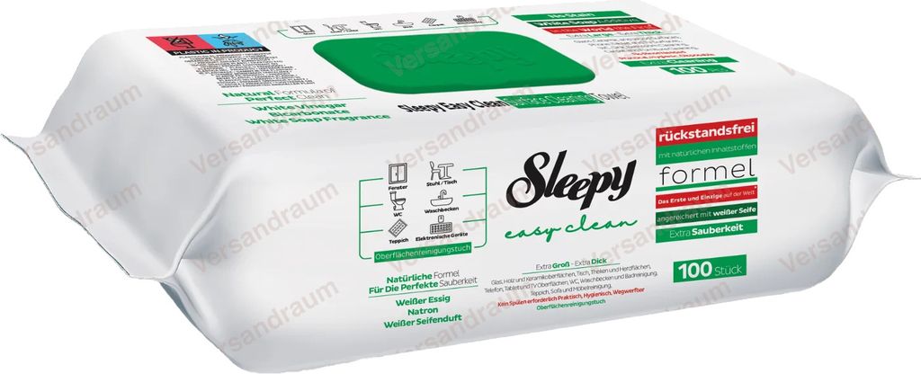 Sleepy Easy Clean Oberflächenreinigungstücher 6x Grün Produktbild 2