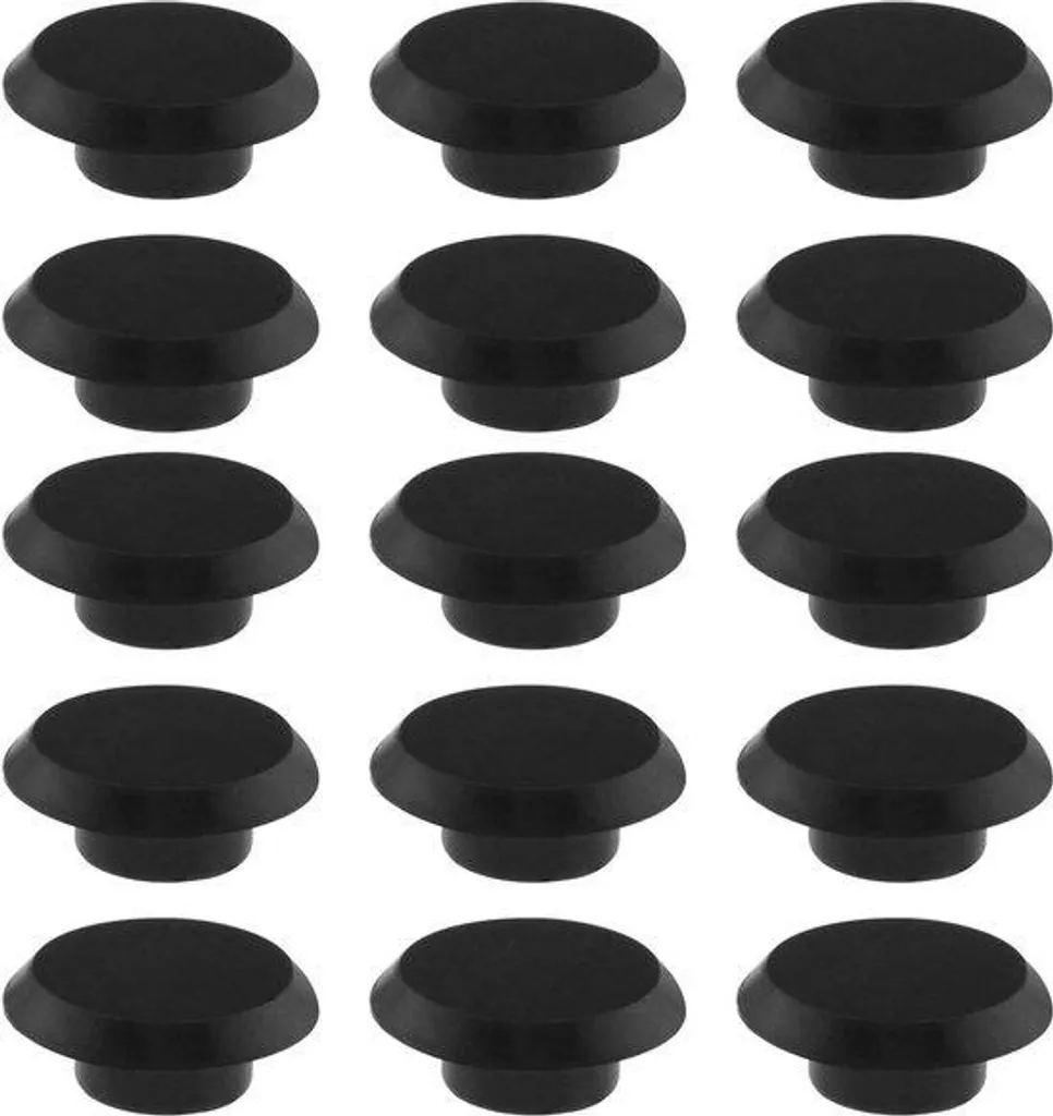 Cacher les vis M6 apparentes - Cache-vis hexagonal noir anti-poussière