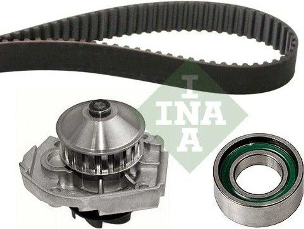 INA 530 0204 30 Wasserpumpe + Zahnriemensatz OE 46423351 kompatibel mit Punto, Siena, Lanc Y, Palio