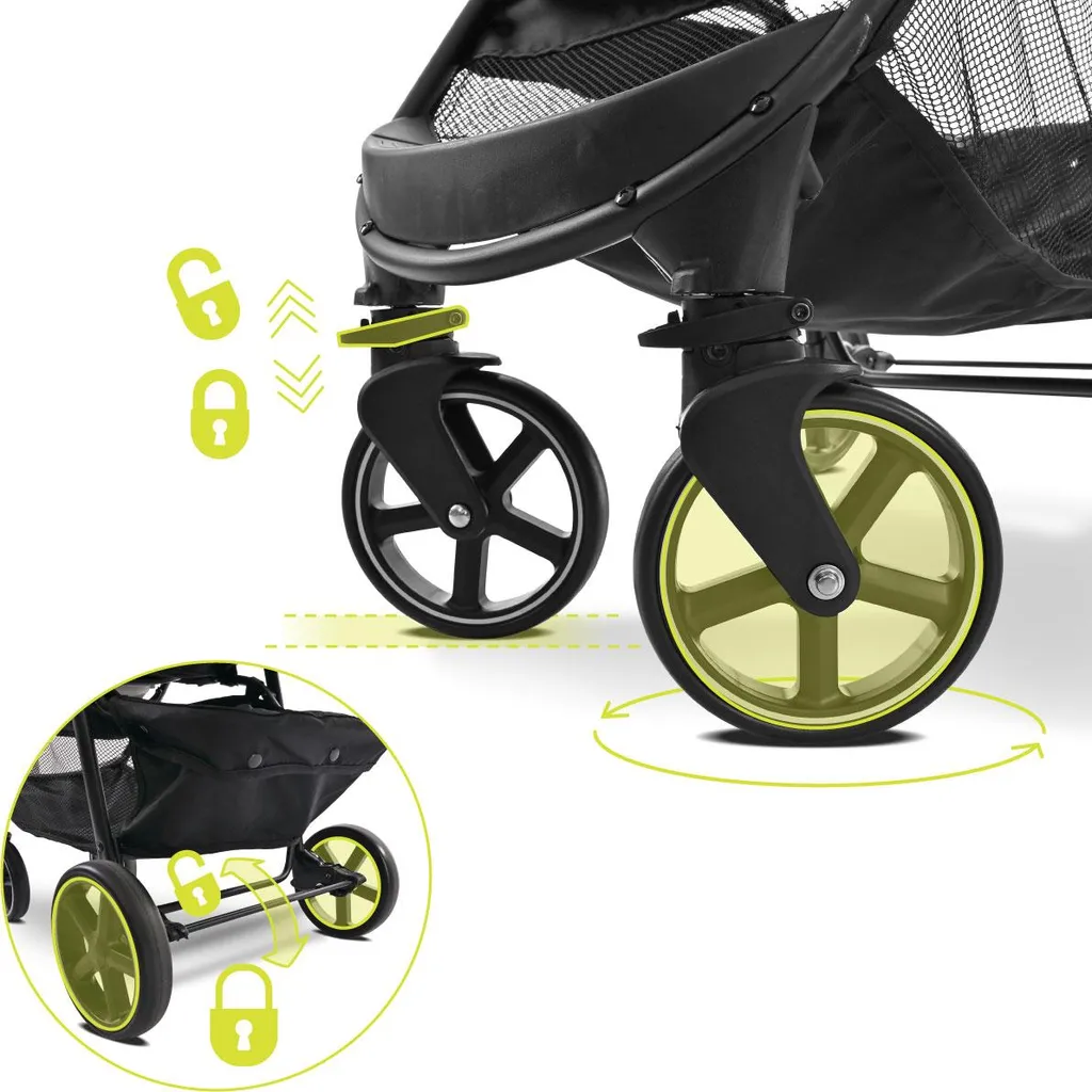 Poussette Landau Lorelli Rom Ingwer - Système de Transport Bébé Complet - 7