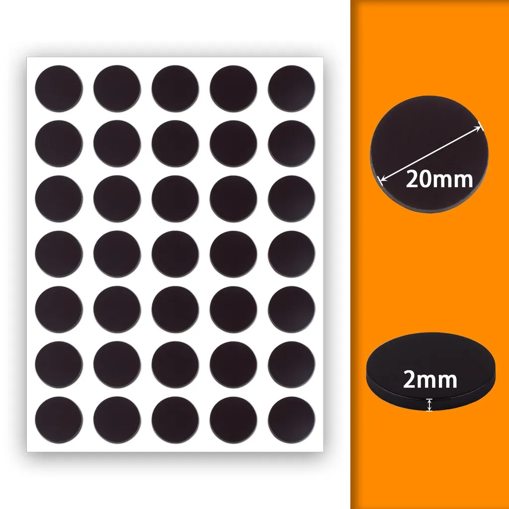 Aimants Autocollants pour Fixation sans Trou - Solution Murale 20mm - 2