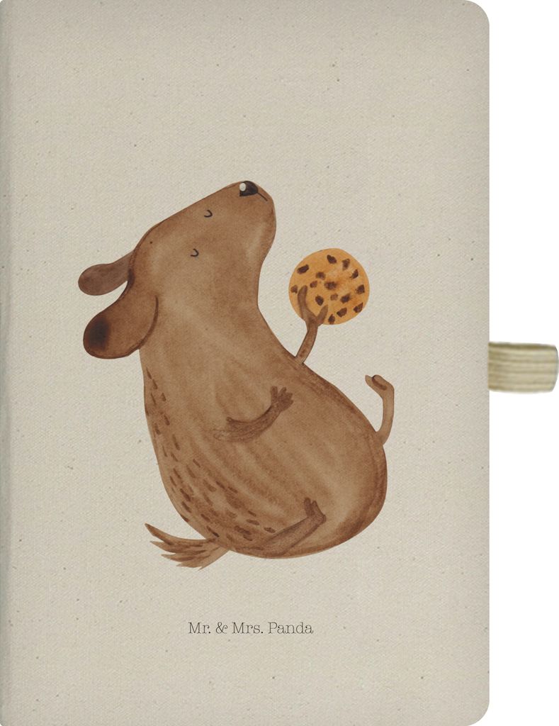 Mr. & Mrs. Panda Journal Hund Keks - Transparent - Geschenk, Hundemama, notizbuch, Leckerli, Tagebuch, Hungrig, Hundekekse, Adressbuch, Skizzenbuch...