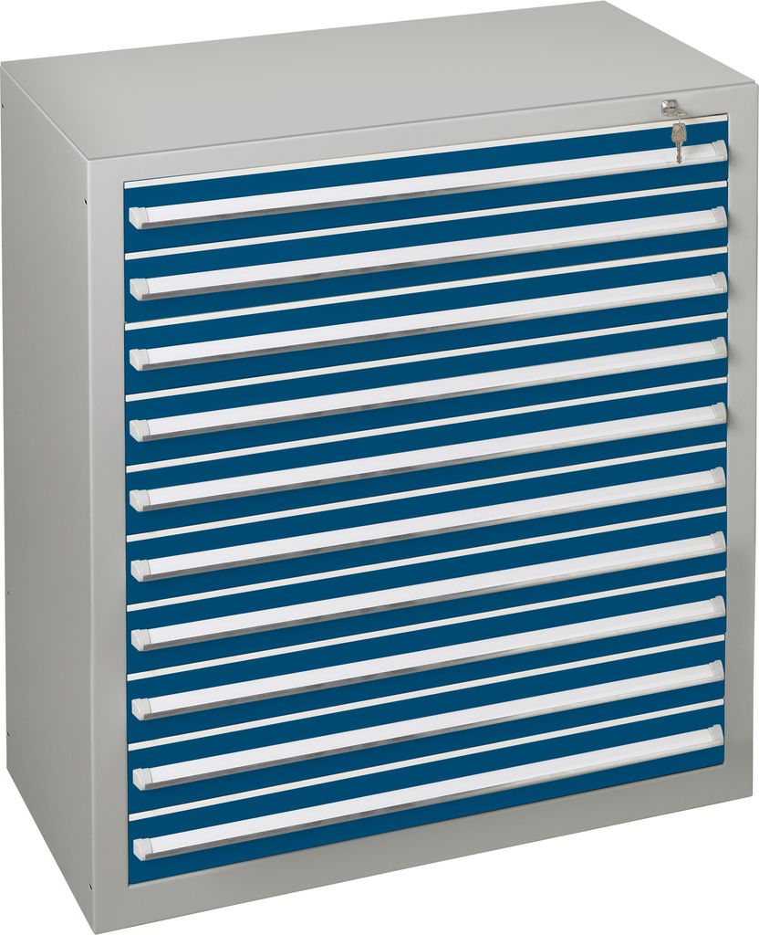 SCHULTE Schubladenblock 36287 110cm 10Schübe lgr/bl