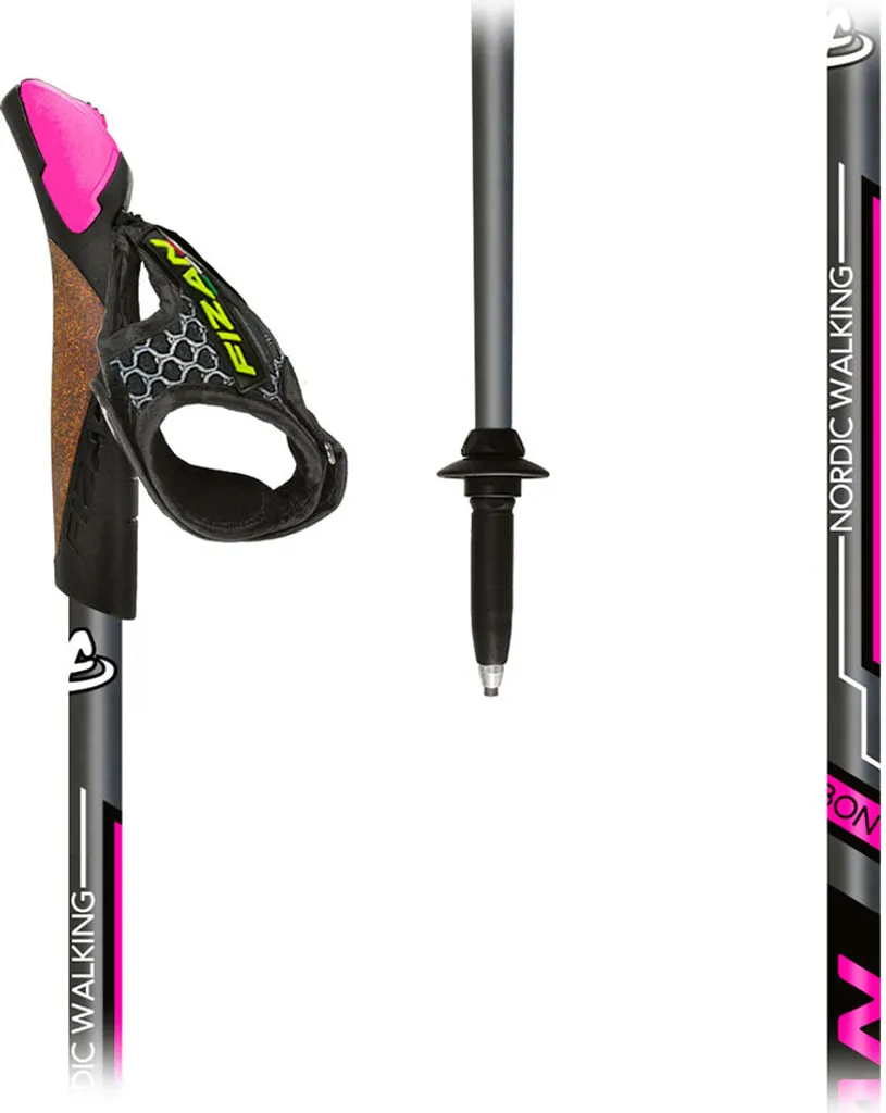 Bâtons de trail Fizan Runner argent 120 cm - Performance et Légèreté