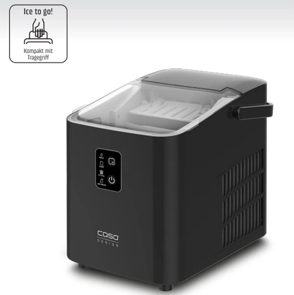 Caso 3401 IceChef Compact machine à glaçons inox 1.1L - Rapidité 6-13 min