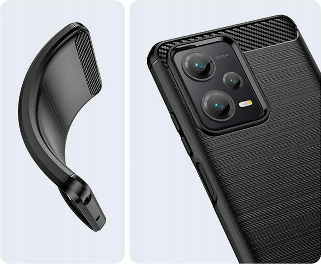 Custodia blindata KARBON per Xiaomi Redmi Note 12 / Poco X5 5G nero - 4