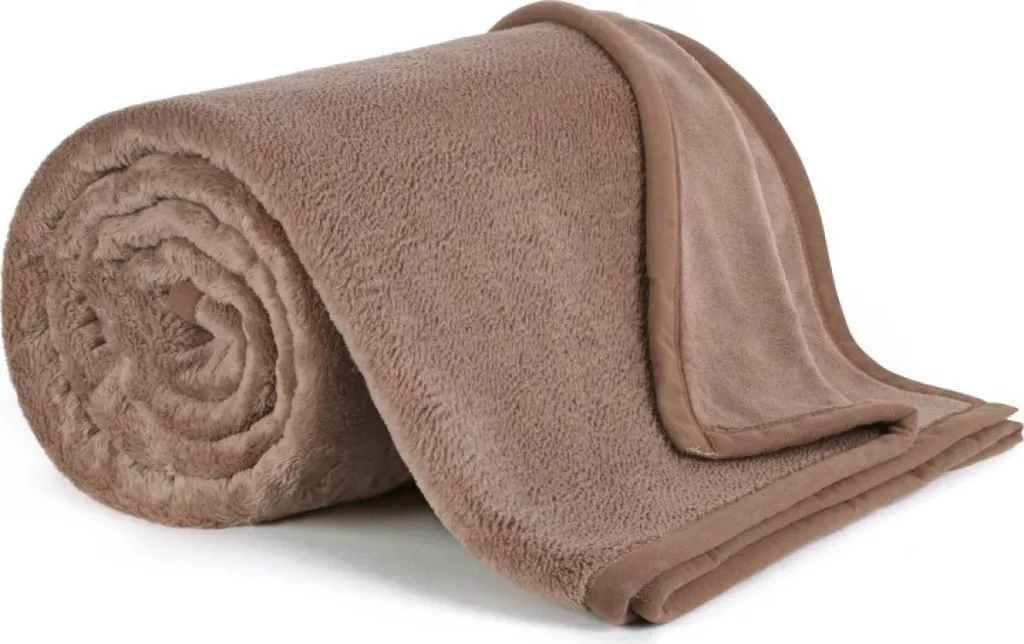 Offerta Coperta Matrimoniale 200x230 Caffè | Prezzo Outlet Microfibra