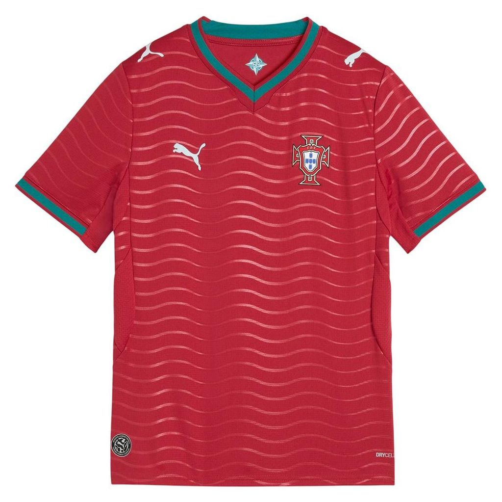 PUMA Portugal 2026 Home Jersey, Kind, Unisex, Grün, Rot, Produktbild 