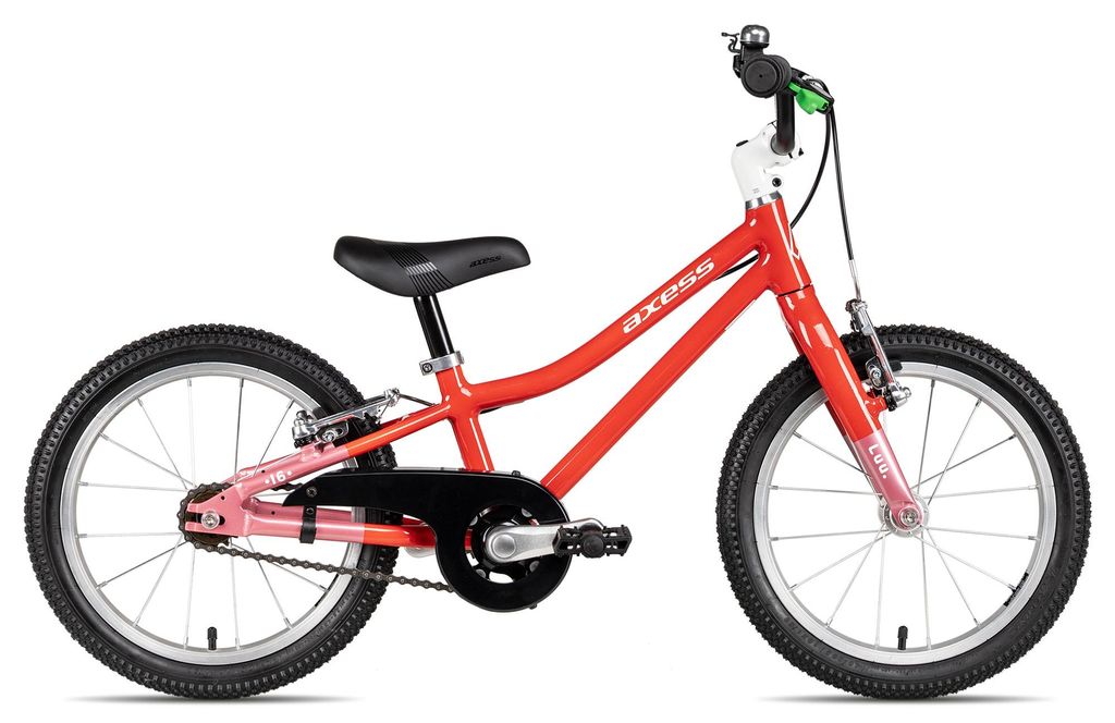 Axess LUU. 16 Kinderfahrrad ab 2,5 Jahren 14 Zoll Rot 20 cm