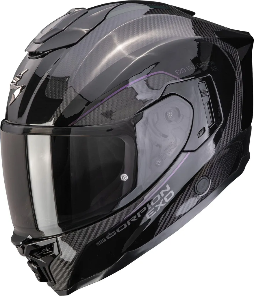 Casque Scorpion Exo-1400 EVO Carbon Air Mundi Noir - Taille XL 61/62 cm