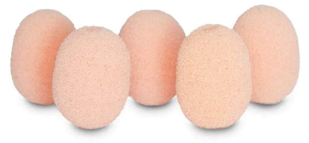 Bonnettes Micro Cravate pour Tournage Extérieur - Rycote Beige Set de 5