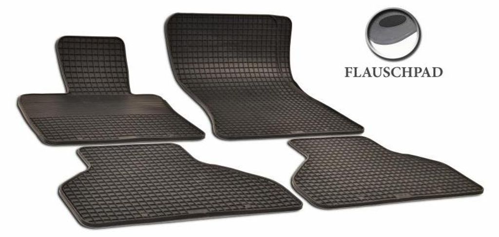 Gumarny Zubri Fußmatten Set Gummi für BMW X5 (E70) Vorne+Hinten