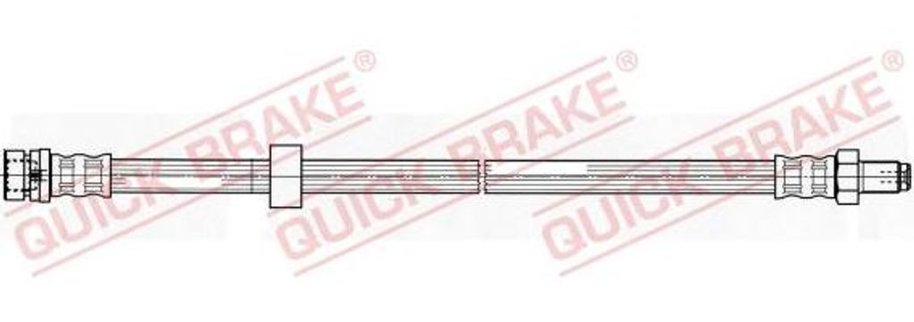 QUICK BRAKE 32.113 Bremsschlauch OE 1473213 kompatibel mit Tourneo, Transit