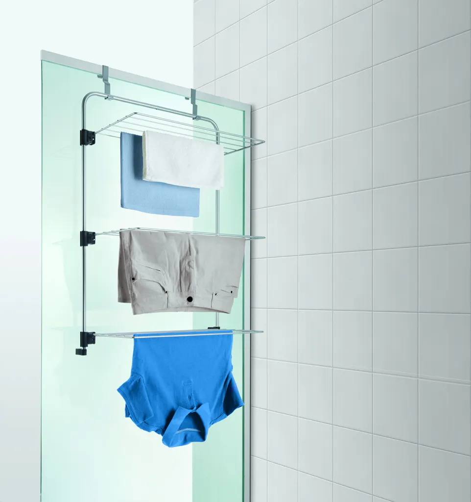 Étendoir à linge suspendu Metaltex - Séchoir vertical gain de place