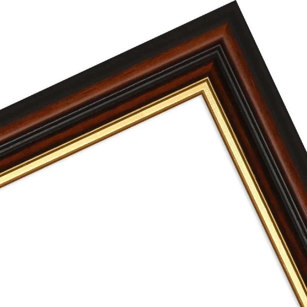 Cornice Artistica MendeFrames H015 50x65 Oro Marrone Antiriflesso - 3