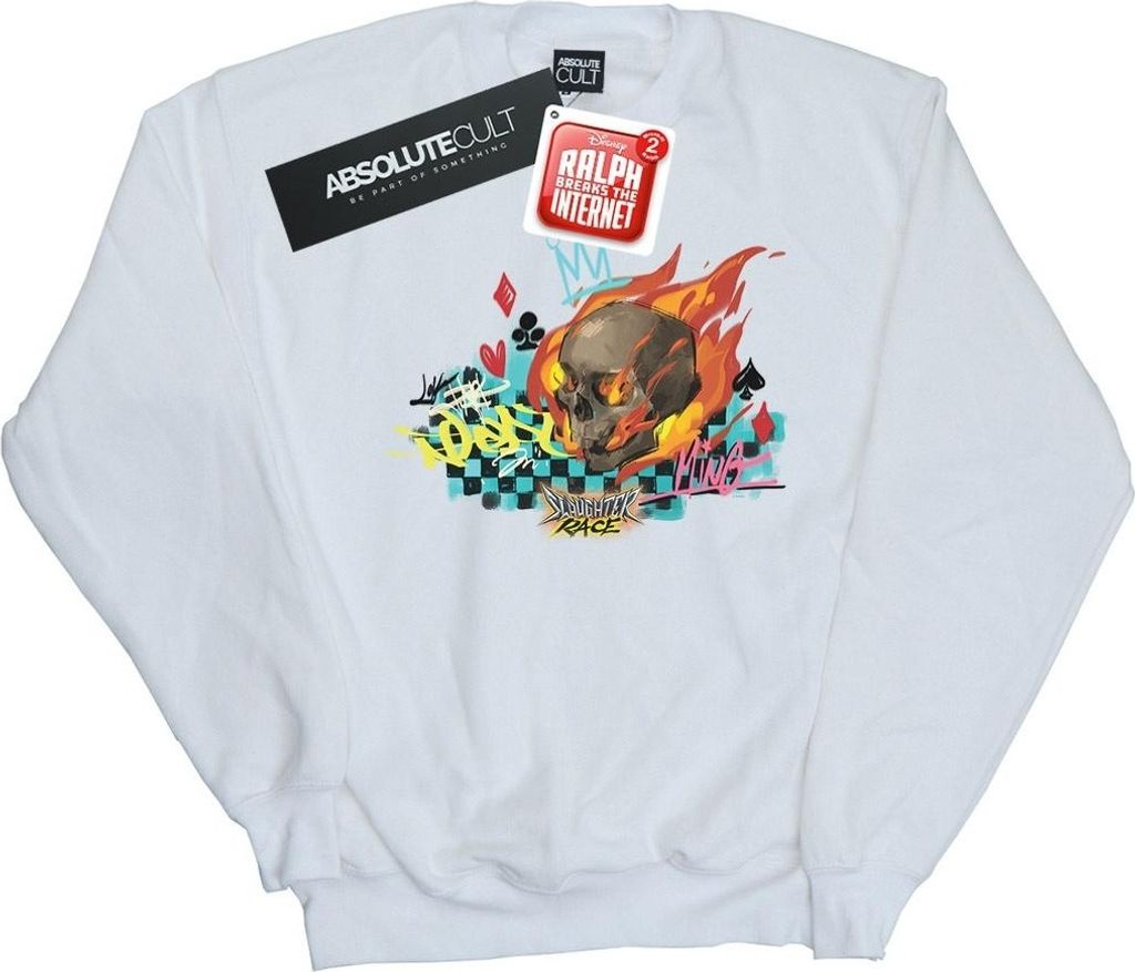 Disney - "Wreck It Ralph" Sweatshirt für Damen BI43076 (M) (Weiß)