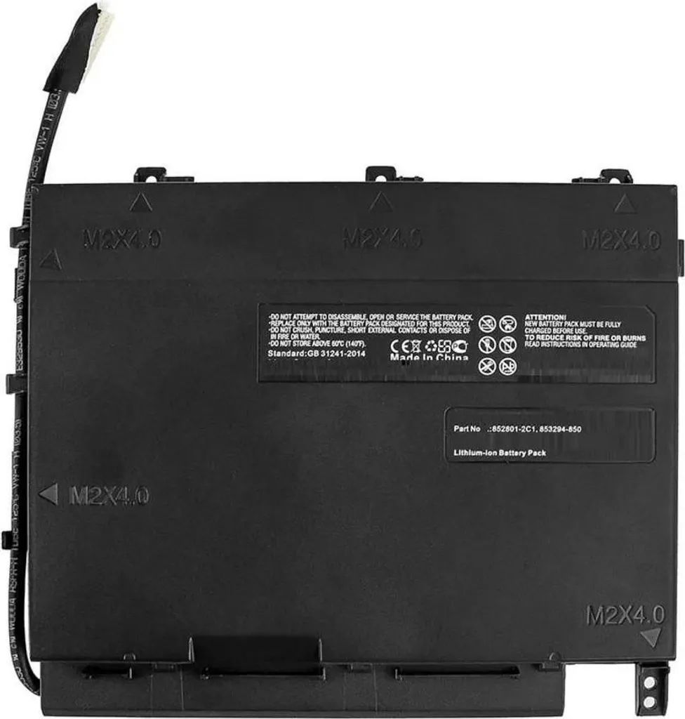 Batterie d'ordinateur portable pour HP 853294-855 11,55V 8200mAh Noire