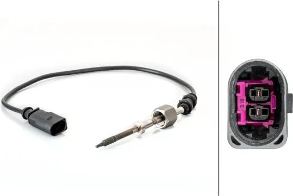 Capteur température gaz échappement HELLA haute résistance 06F906088D