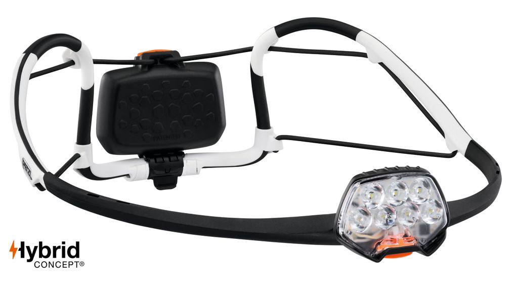 Petzl Stirnlampe IKO Weiß/Schwarz/Orange Weiß/Schwarz/Orange