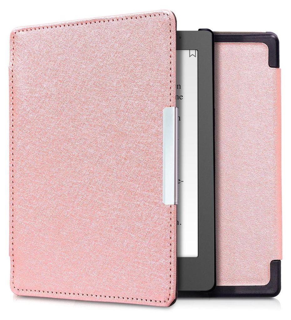kwmobile Klapphülle kompatibel mit Kobo Aura Edition 1 Hülle - eReader Case aus Kunstleder - Cover - Rosegold