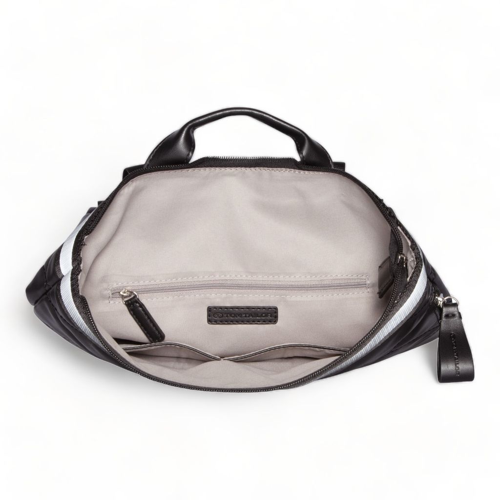 TOM TAILOR Mica Marsupio Donna In Similarpelle Con Tracolla Regolabile, Nero