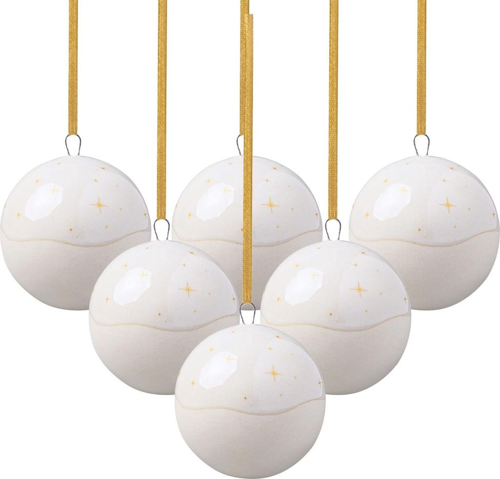 like. by Villeroy & Boch Winter Glow Ornament Kugel 6er Set - DS