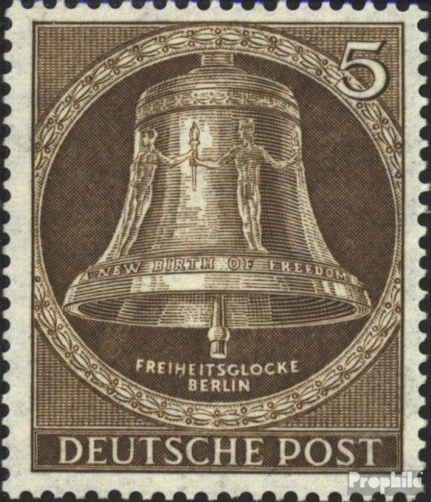 Briefmarken Berlin (West) 1953 Mi 101 gestempelt Freiheitsglocke