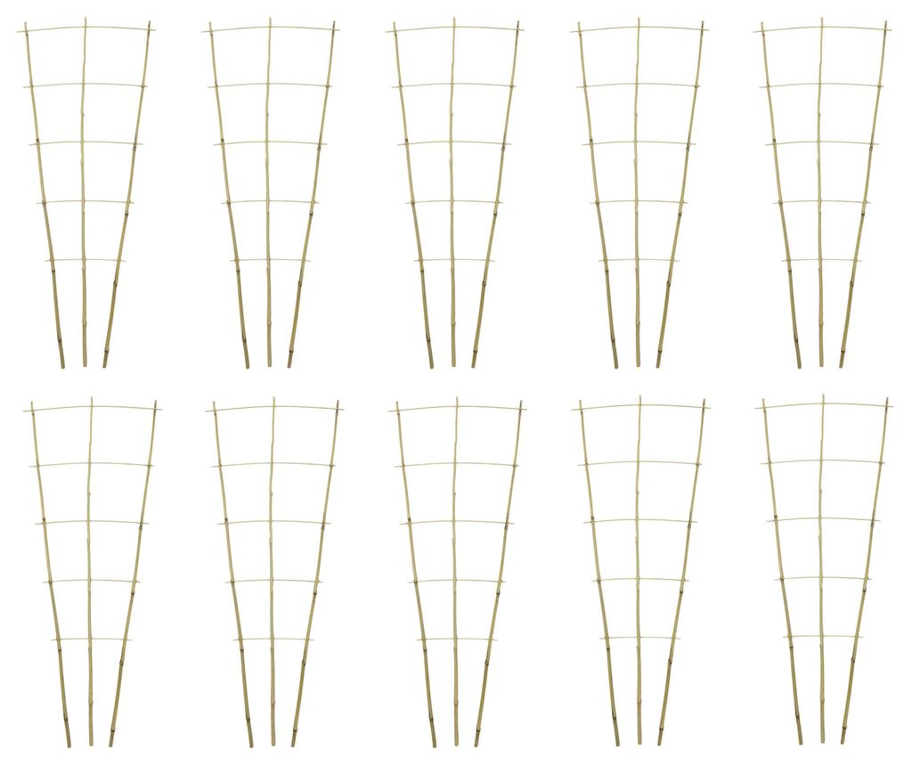 Bambusrohr Rankgitter 44 x 110cm 10 Stück Produktbild 