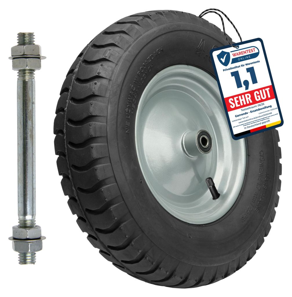 Roue de rechange GARRONDA pour brouette 4.80/4.00-8 Roue de Image du produit 