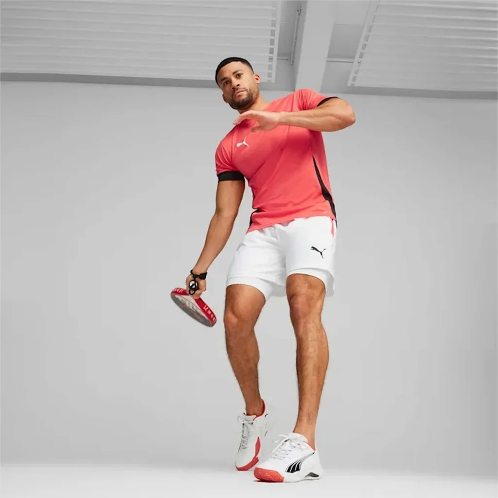 Puma Padel 107600-02 Blanc 43 avec Semelle à Adhérence Maximale Pro