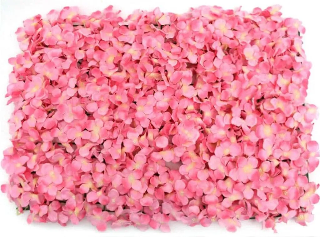 Mur de Roses Artificielles 10 Pièces - Panneaux 60x40 cm Haute Densité