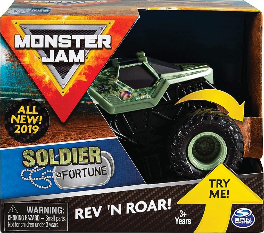 Spin Master Monster Jam Rev & Roar Truck 1:43 sortiert